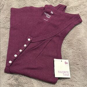 So Favorite Tank in Plum